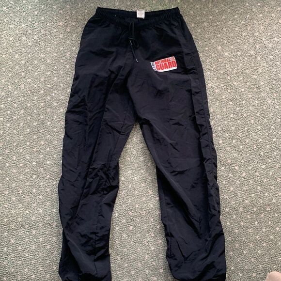 IFB Solutions Other - Army National Guard IFB Solutions Black Nylon Track Pants Mens‎ Medium Long
